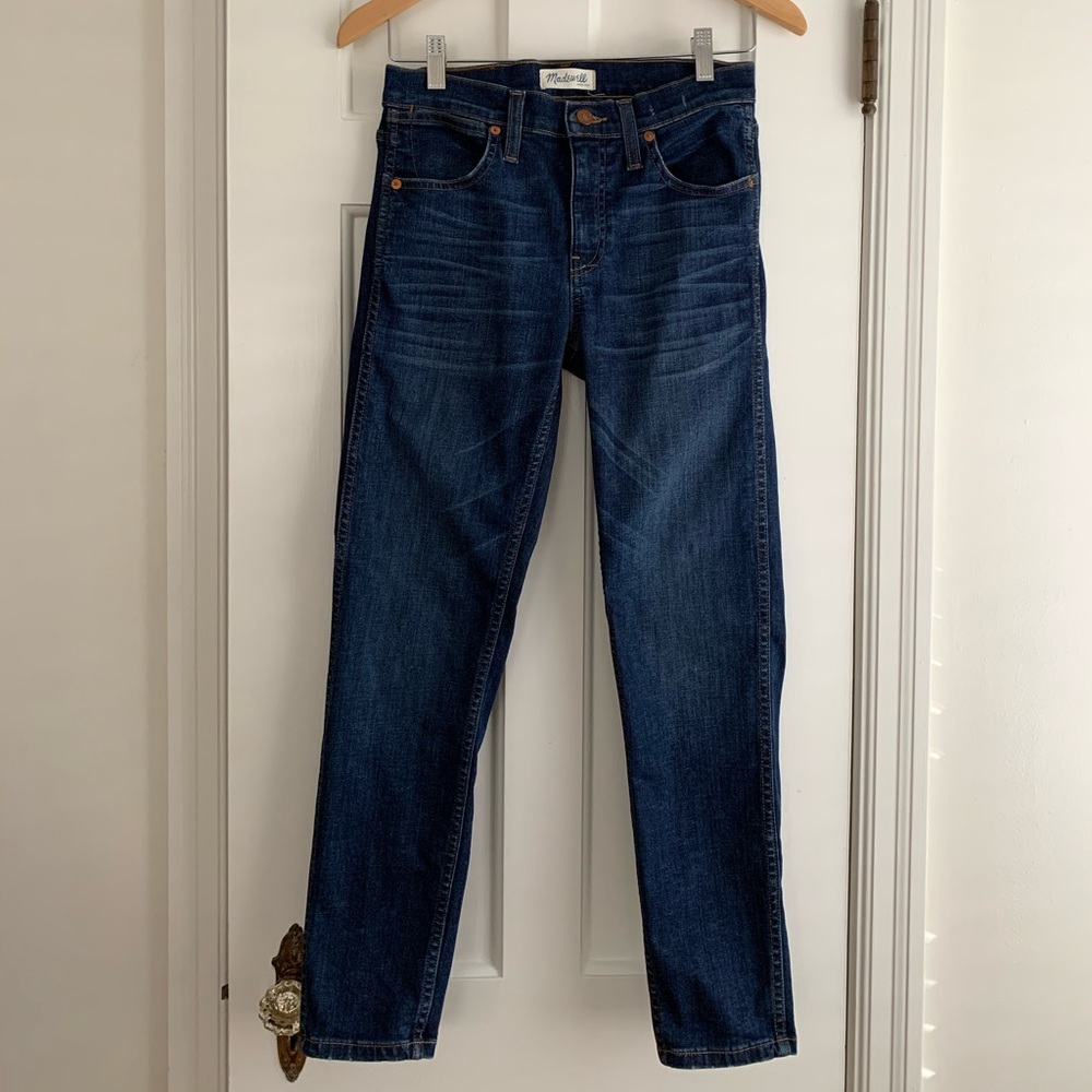 Madewell 9” high riser skinny skinny crop size 26